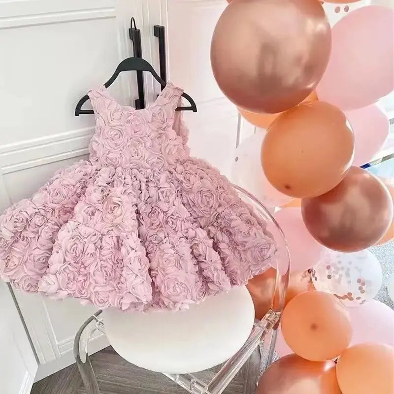 Baby Dress Children' Floral Baby Princess Birthday Party Children's Wear Girls Dress Natalia Home Fashion Natalia Home Fashion