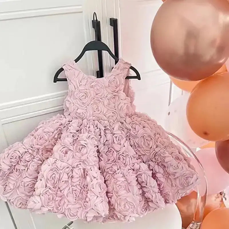 Baby Dress Children' Floral Baby Princess Birthday Party Children's Wear Girls Dress Natalia Home Fashion Natalia Home Fashion
