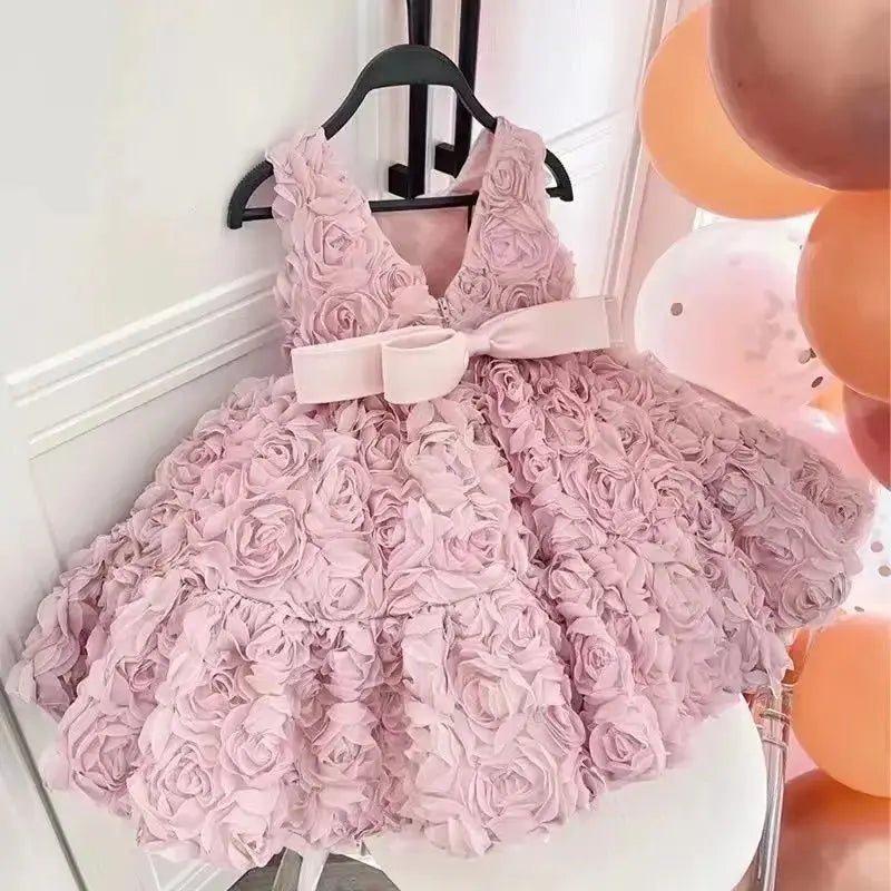 Baby Dress Children' Floral Baby Princess Birthday Party Children's Wear Girls Dress Natalia Home Fashion Natalia Home Fashion