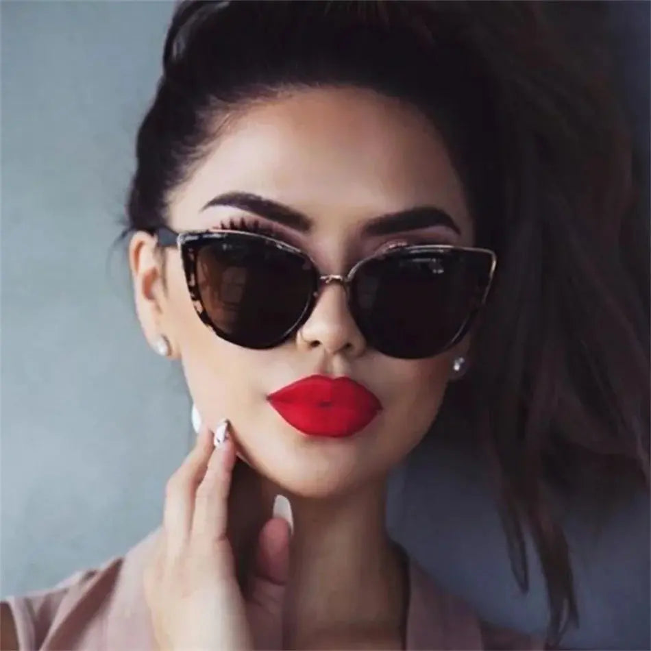 Fashion Cat eye Sunglasses Women Vintage Gradient Glasses Retro Cat Eye Sun Glasses For Female Eyewear UV400 Natalia Home Fashion Natalia Home Fashion