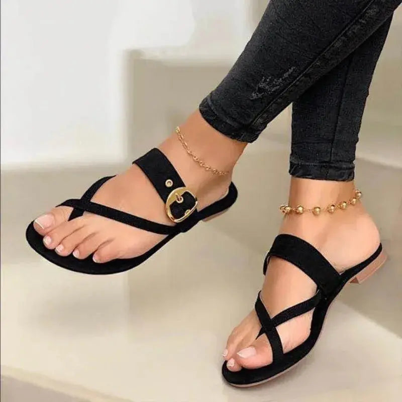 Fashion Clip Toe Flat Women's Flip Flops Casual Flat Ladies Slippers Natalia Home Fashion Natalia Home Fashion