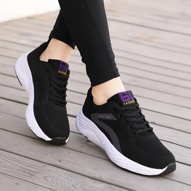 Fashion Reflective Design Athletics Running Shoes Women Breathable Soft Casual Sneakers Ladies Non-slip Comfortable Jogging Shoes Natalia Home Fashion Natalia Home Fashion
