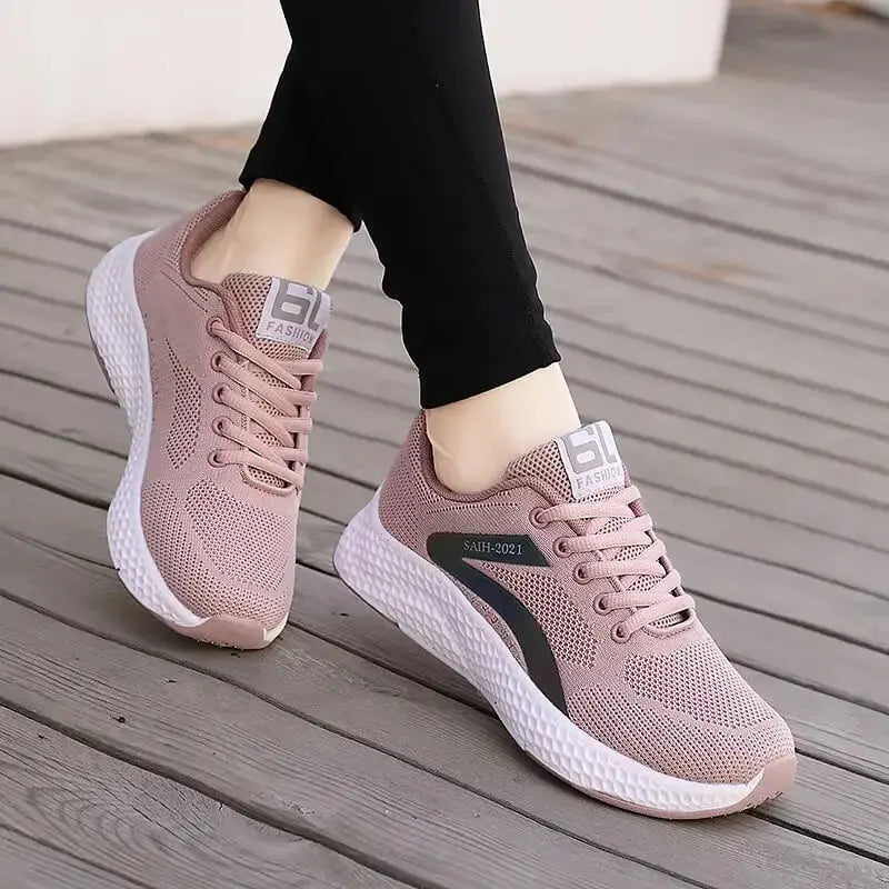 Fashion Reflective Design Athletics Running Shoes Women Breathable Soft Casual Sneakers Ladies Non-slip Comfortable Jogging Shoes Natalia Home Fashion Natalia Home Fashion