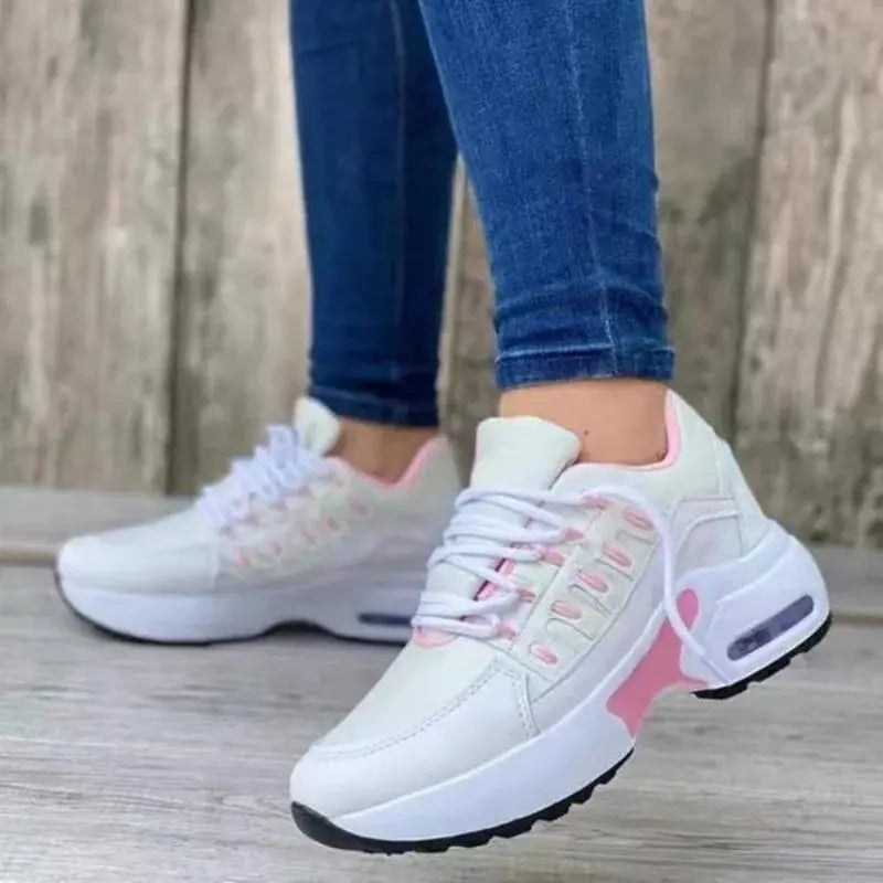 Fashion Woman Vulcanize Platform Casual Sneakers Women Flats Mesh Breathable Running Walking Shoes Chunky Sports Shoe Natalia Home Fashion Natalia Home Fashion