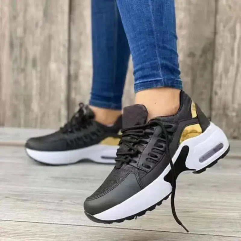Fashion Woman Vulcanize Platform Casual Sneakers Women Flats Mesh Breathable Running Walking Shoes Chunky Sports Shoe Natalia Home Fashion Natalia Home Fashion