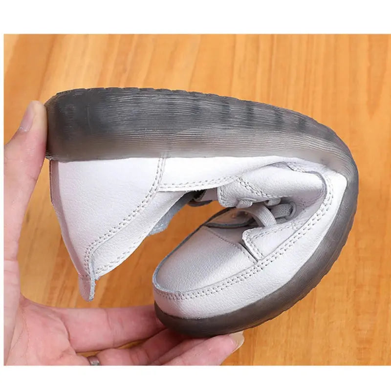 Genuine Leather Vulcanized Shoes Women Jogging Sneakers Woman Lace Up Flat Walking Trainers Fitness Cross-training Natalia Home Fashion Natalia Home Fashion