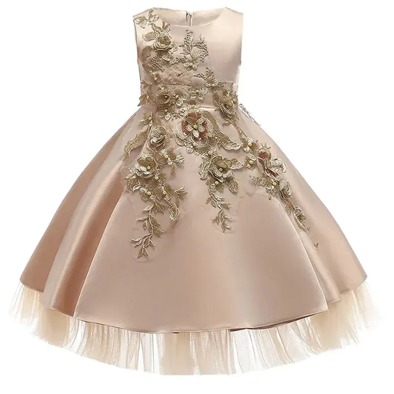 Girl Party Dress Kids Clothes For Girls Princess Elegant Clothes Luxury Gown Embroidery Pageant Dress Natalia Home Fashion Natalia Home Fashion