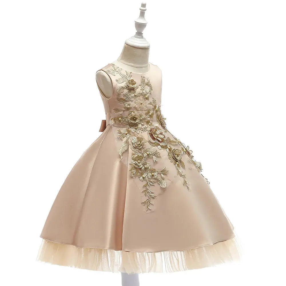 Girl Party Dress Kids Clothes For Girls Princess Elegant Clothes Luxury Gown Embroidery Pageant Dress Natalia Home Fashion Natalia Home Fashion