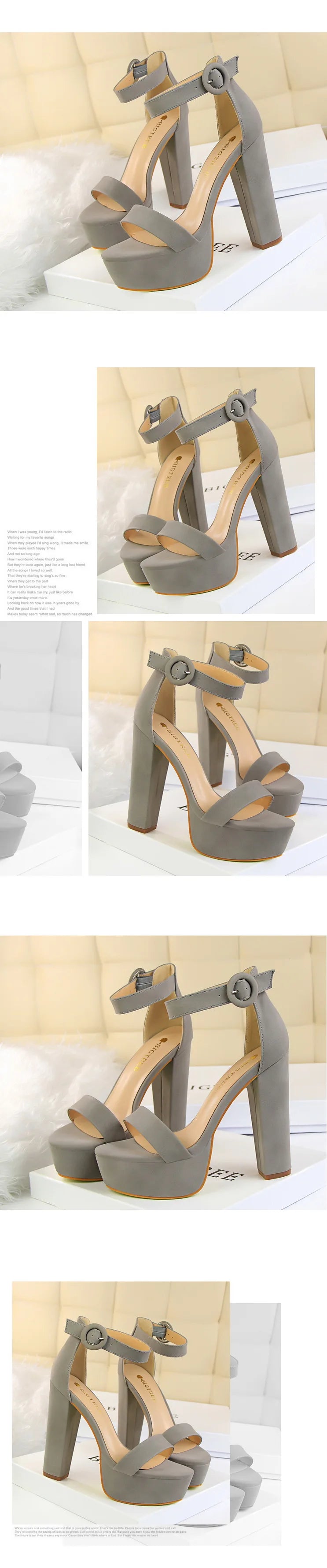 High Heels Ladies Shoes Fashion Women Sandals Sexy Platform Sandals Wedding Women Shoes
