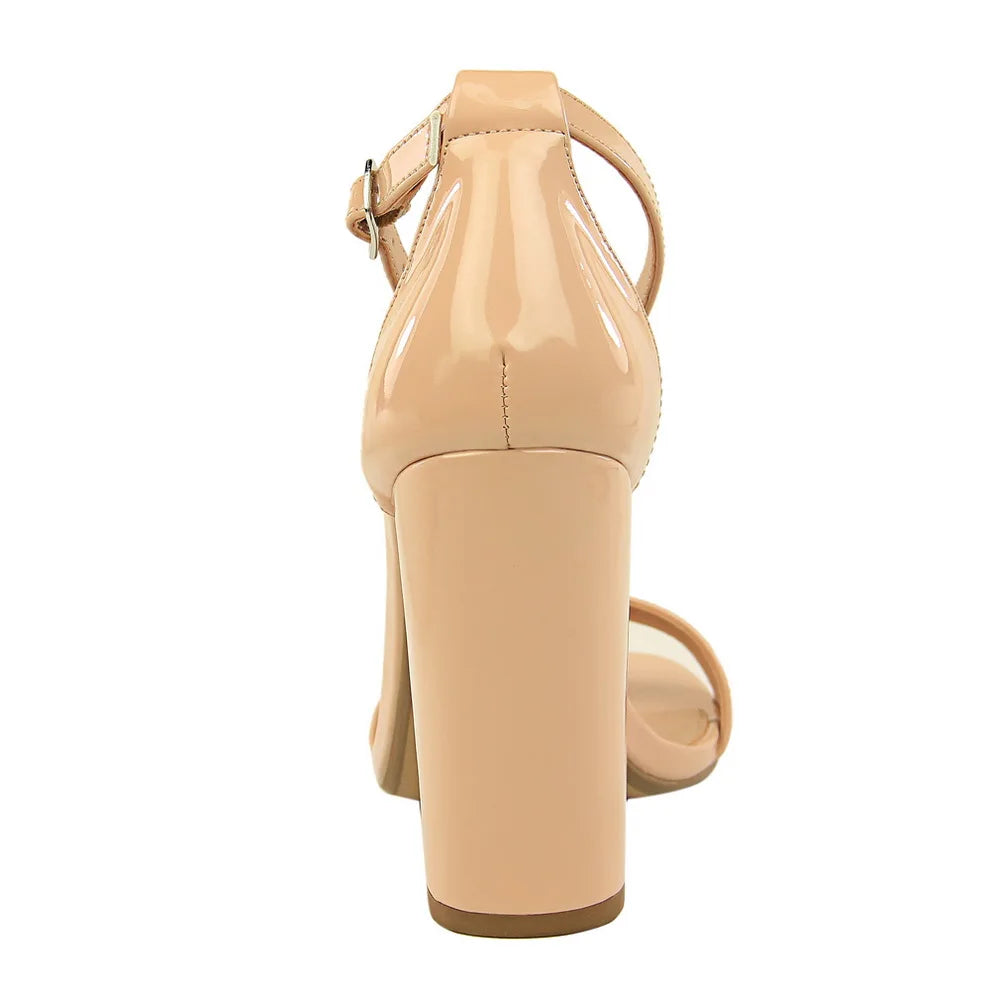 Sexy High Heels Women Pumps Comfort Women Shoes Block Heels Ladies Shoes Buckle Women Heels Female Shoes Women Sandals