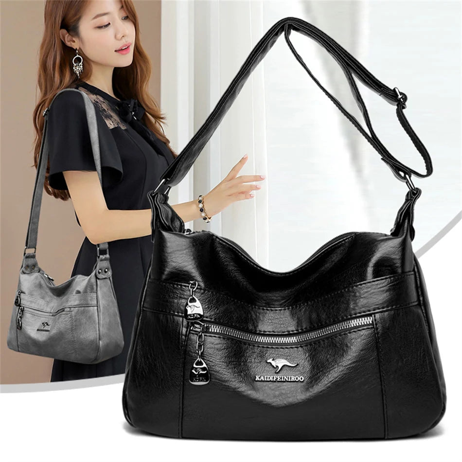Genuine Brand Leather Sac Luxury Handbags Purses Women Bags Designer Shoulder Crossbody Messenger Bags Female Hand Bag