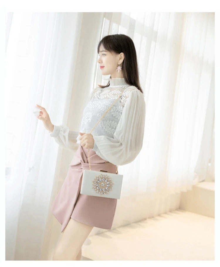 Women Clutch Bag Wedding Clutch Purse Bridal Evening Crystal Summer Bags for Women Luxury Small Crossbody Bags