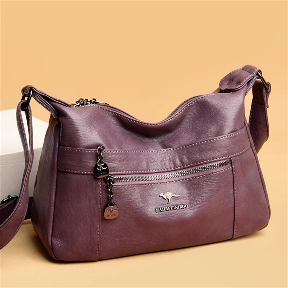 Genuine Brand Leather Sac Luxury Handbags Purses Women Bags Designer Shoulder Crossbody Messenger Bags Female Hand Bag