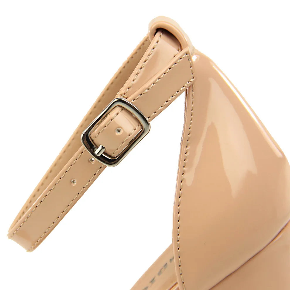 Sexy High Heels Women Pumps Comfort Women Shoes Block Heels Ladies Shoes Buckle Women Heels Female Shoes Women Sandals