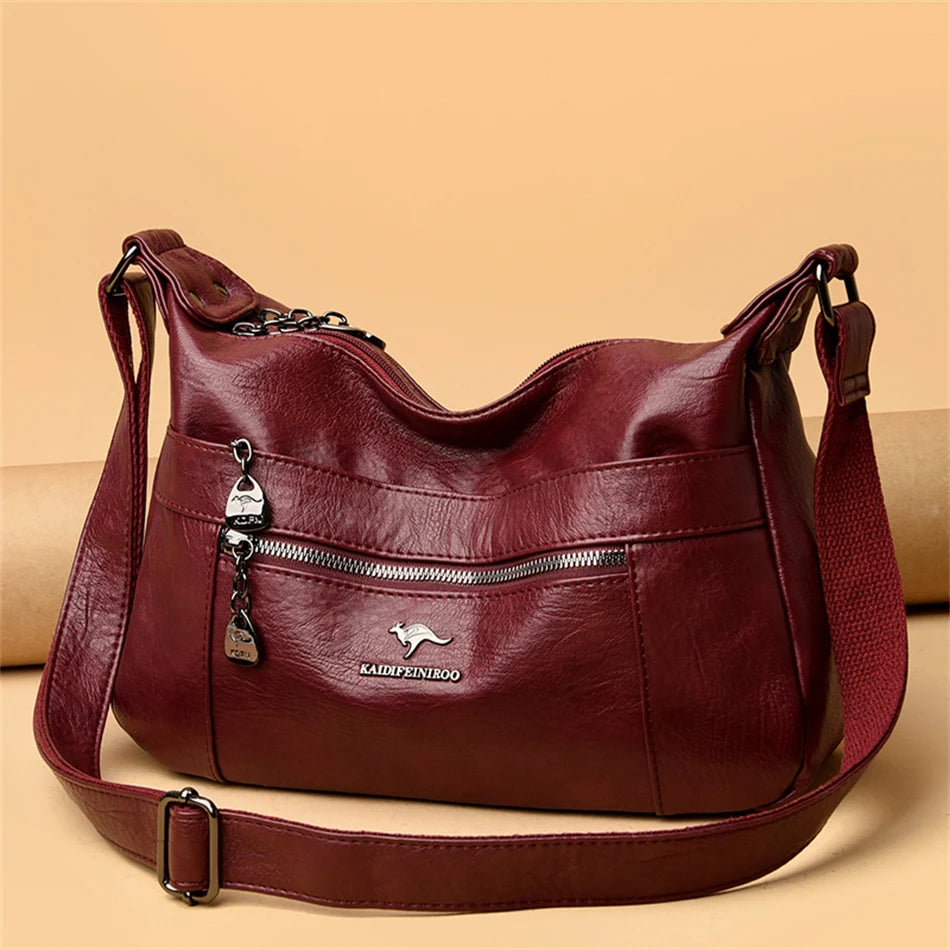 Genuine Brand Leather Sac Luxury Handbags Purses Women Bags Designer Shoulder Crossbody Messenger Bags Female Hand Bag