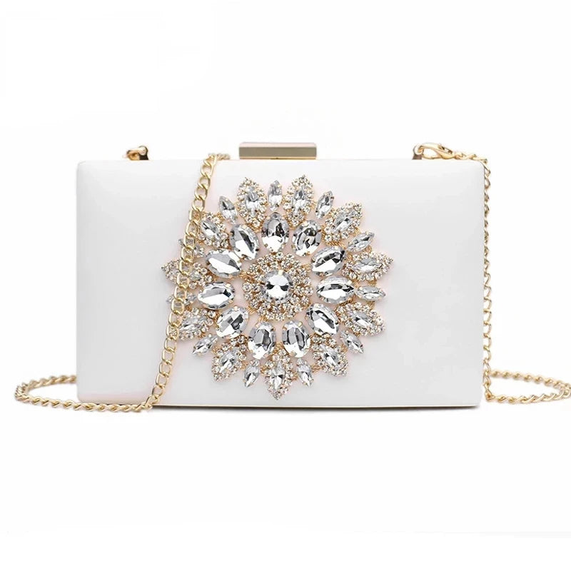 Women Clutch Bag Wedding Clutch Purse Bridal Evening Crystal Summer Bags for Women Luxury Small Crossbody Bags