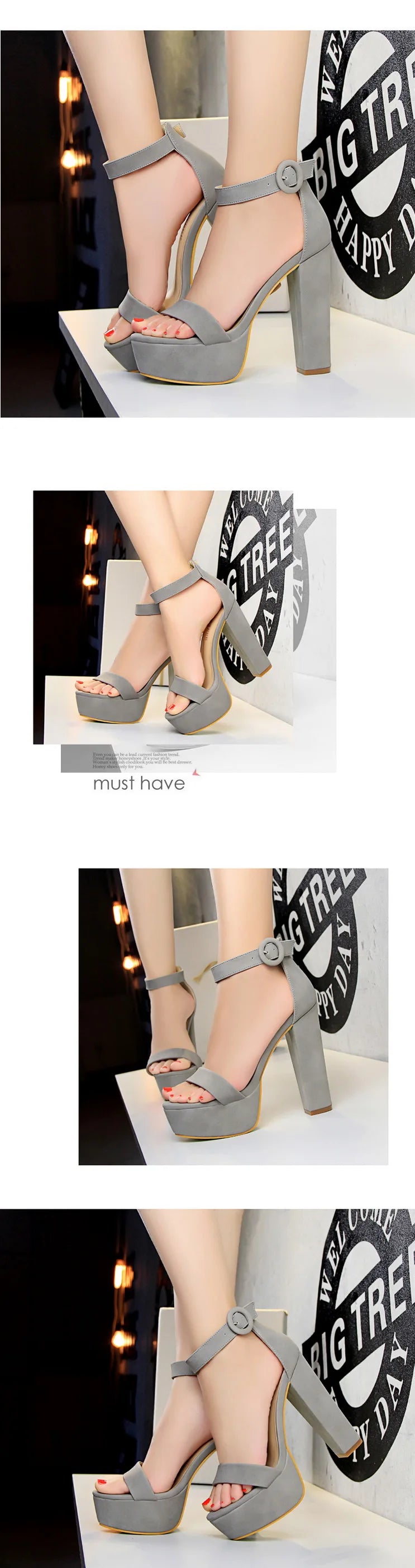 High Heels Ladies Shoes Fashion Women Sandals Sexy Platform Sandals Wedding Women Shoes