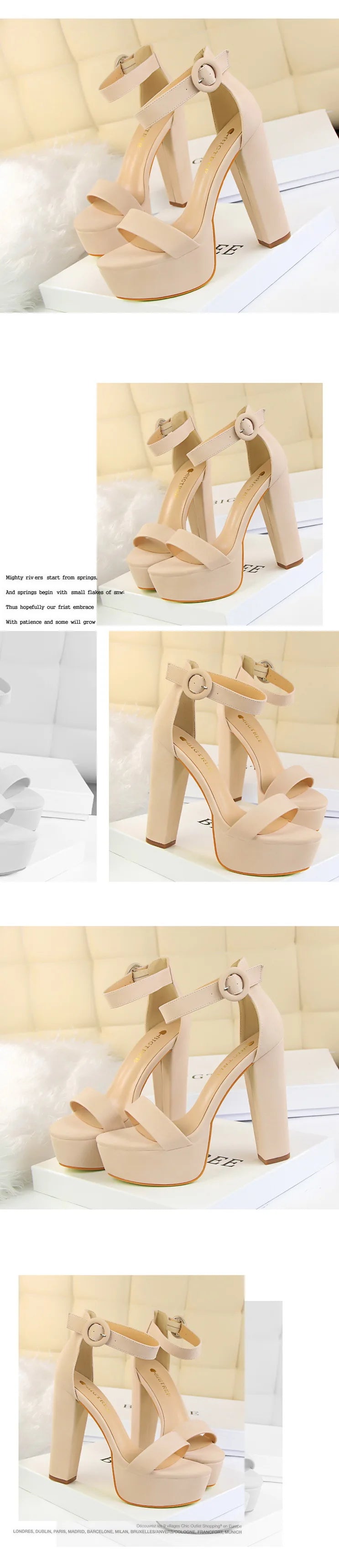 High Heels Ladies Shoes Fashion Women Sandals Sexy Platform Sandals Wedding Women Shoes