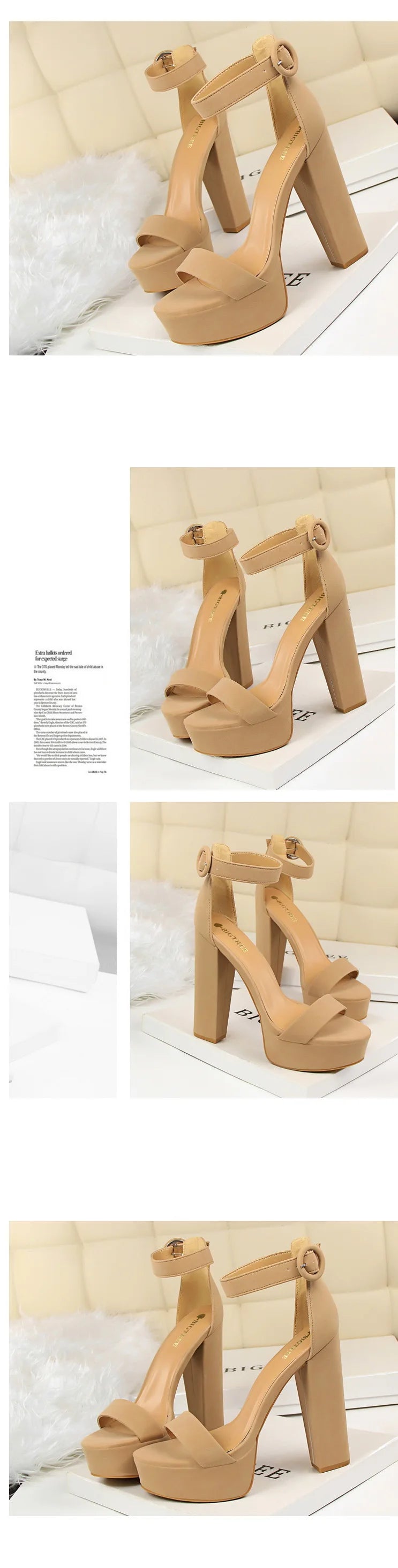 High Heels Ladies Shoes Fashion Women Sandals Sexy Platform Sandals Wedding Women Shoes