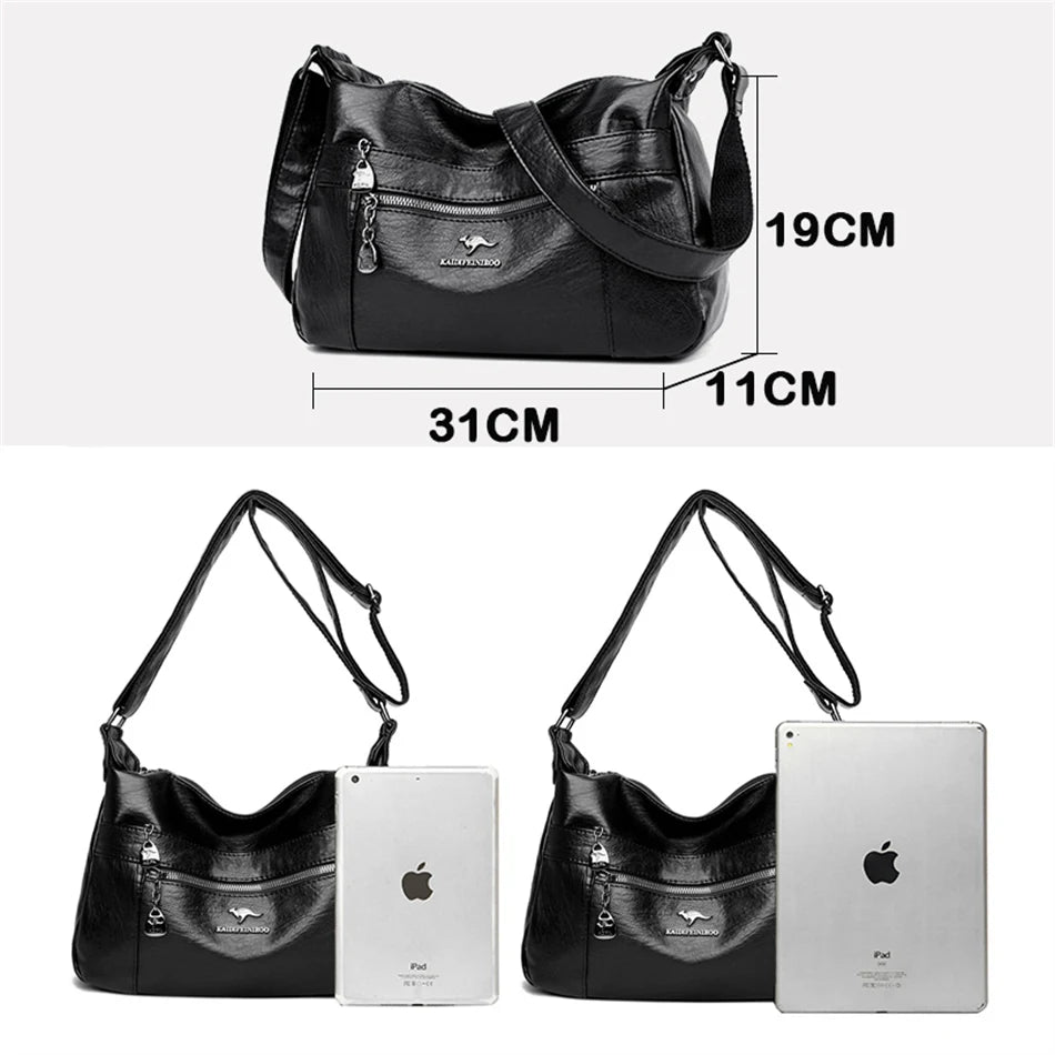 Genuine Brand Leather Sac Luxury Handbags Purses Women Bags Designer Shoulder Crossbody Messenger Bags Female Hand Bag