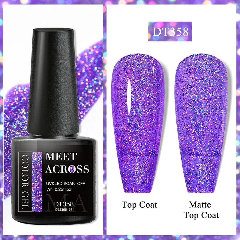 MEET ACROSS 8ML Quick Extension Nail Gel Nude Milk White Gel Nail Polish UV Semi Permanent Nails Art For Manicure Tools Natalia Home Fashion Color-Gel-DT358 Natalia Home Fashion