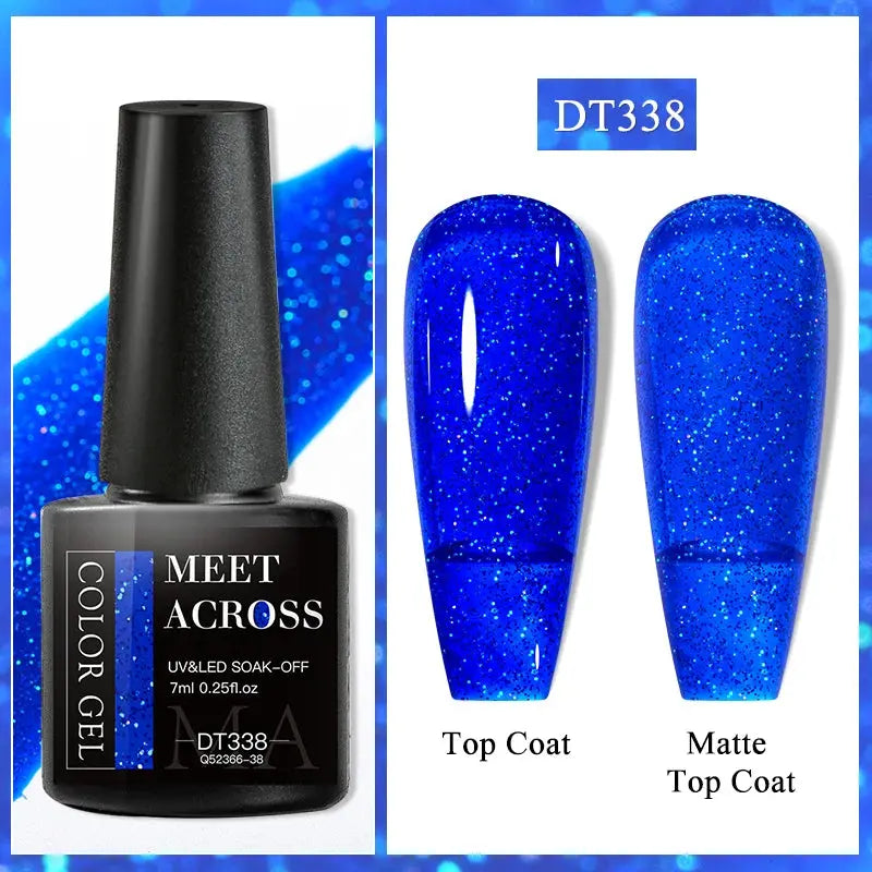 MEET ACROSS 8ML Quick Extension Nail Gel Nude Milk White Gel Nail Polish UV Semi Permanent Nails Art For Manicure Tools Natalia Home Fashion Color-Gel-DT338 Natalia Home Fashion