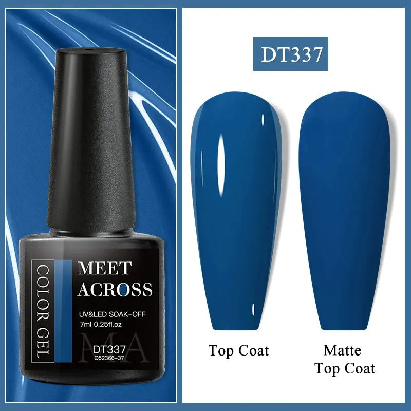 MEET ACROSS 8ML Quick Extension Nail Gel Nude Milk White Gel Nail Polish UV Semi Permanent Nails Art For Manicure Tools Natalia Home Fashion Color-Gel-DT337 Natalia Home Fashion