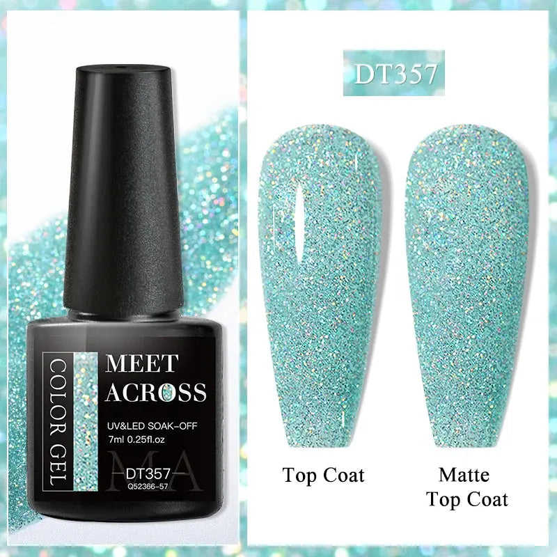 MEET ACROSS 8ML Quick Extension Nail Gel Nude Milk White Gel Nail Polish UV Semi Permanent Nails Art For Manicure Tools Natalia Home Fashion Color-Gel-DT357 Natalia Home Fashion