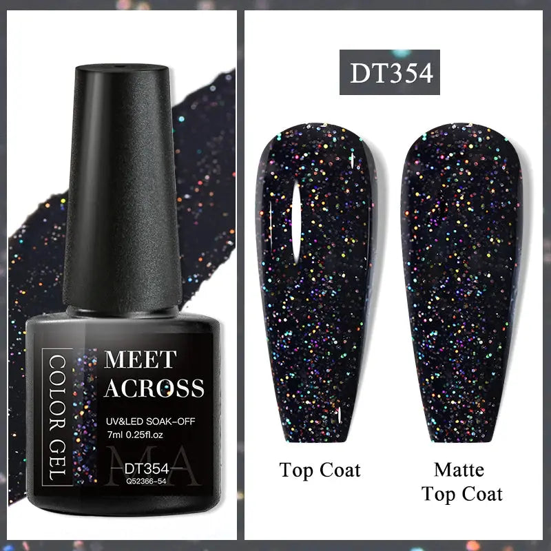 MEET ACROSS 8ML Quick Extension Nail Gel Nude Milk White Gel Nail Polish UV Semi Permanent Nails Art For Manicure Tools Natalia Home Fashion Color-Gel-DT354 Natalia Home Fashion