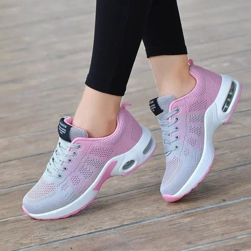Running Shoes Women Breathable Casual Shoes Outdoor Light Weight Sports Shoes Casual Walking Platform Ladies Sneakers Black 2021 Natalia Home Fashion pink-37 Natalia Home Fashion