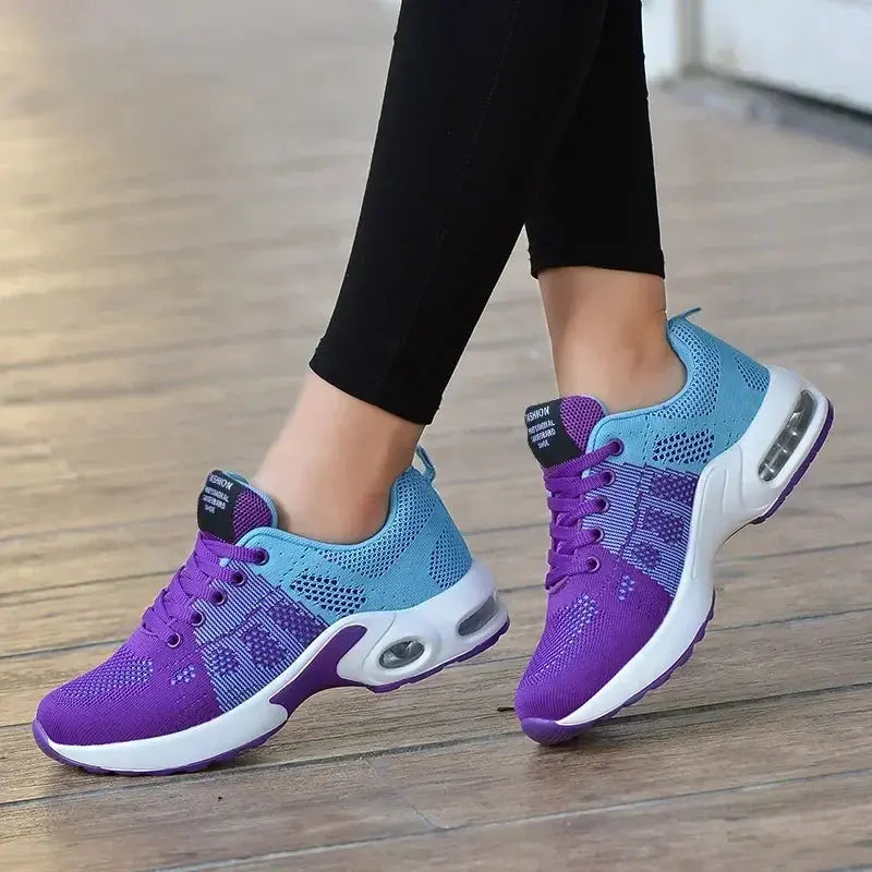 Running Shoes Women Breathable Casual Shoes Outdoor Light Weight Sports Shoes Casual Walking Platform Ladies Sneakers Black 2021 Natalia Home Fashion purple-39 Natalia Home Fashion