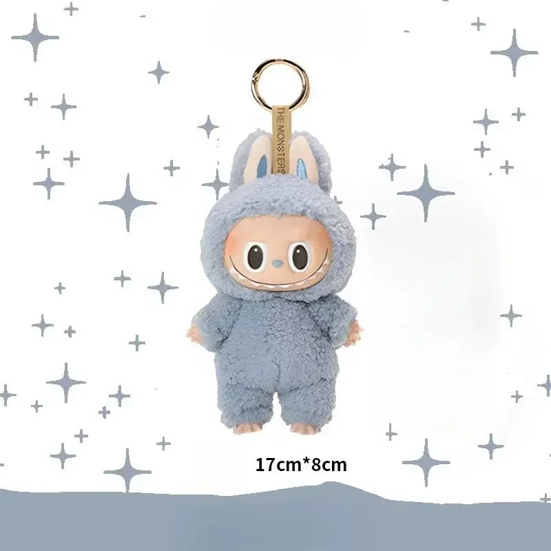 Labubu Spot Pop Mart Gift Rabb Vinyl Doll Keychain Blind Box Toys for Kids Birthday for Girlfriend Valentine Gift