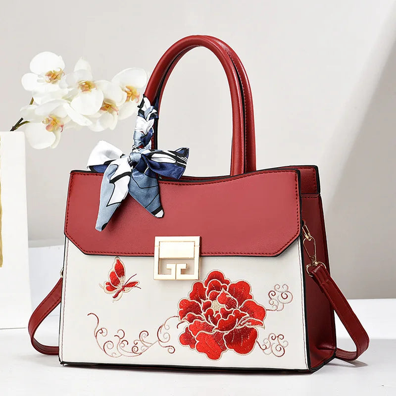 Embroidered Women's Bag Fashion Crossbody bags High Style Versatile Large Capacity Shoulder Handbag Designer Bag
