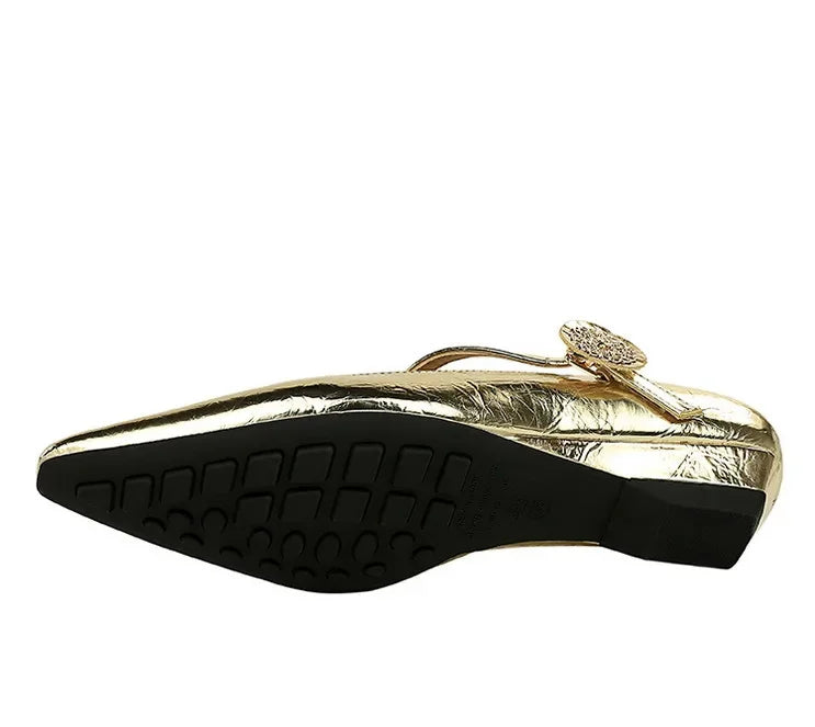 Spring Women's Shoes Classic Style Fashion Pointed Toe Daily Commuter Women's Mary Jane Party Ladies Shoes