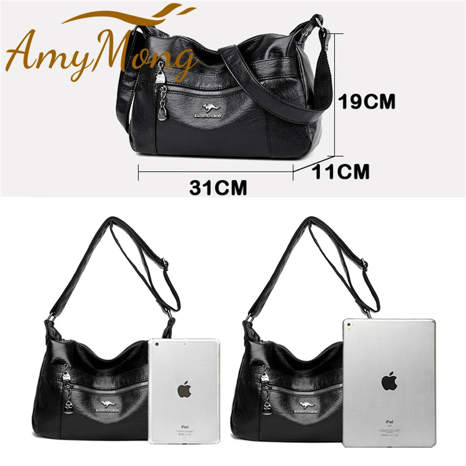 Genuine Brand Leather Sac Luxury Handbags Purses Women Bags Designer Shoulder Crossbody Messenger Bags Female Hand Bag