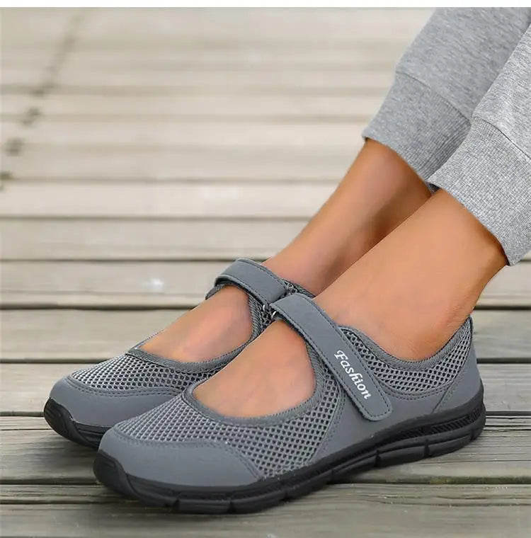 Fashion Women's Sneaker Comfortable Ladies Shoes Mesh Fabric Sneaker Women Platform Tennis Casual Sneaker Woman
