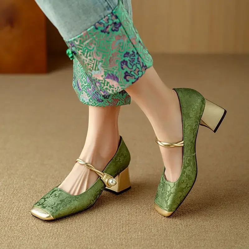 Sweet Mary Spring Flat Shoes Women's Footwear Midsole Soft Sole Comfortable Breathable Ladies Shoes