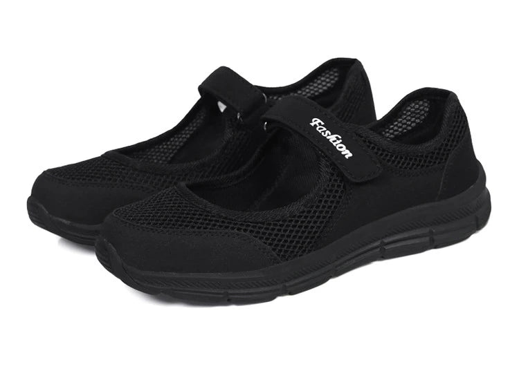 Fashion Women's Sneaker Comfortable Ladies Shoes Mesh Fabric Sneaker Women Platform Tennis Casual Sneaker Woman