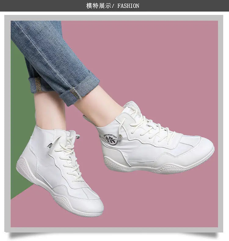 Spring Summer High-top Canvas Shoes Thin Breathable All-match Korean Shoes Trend Women Sneakers