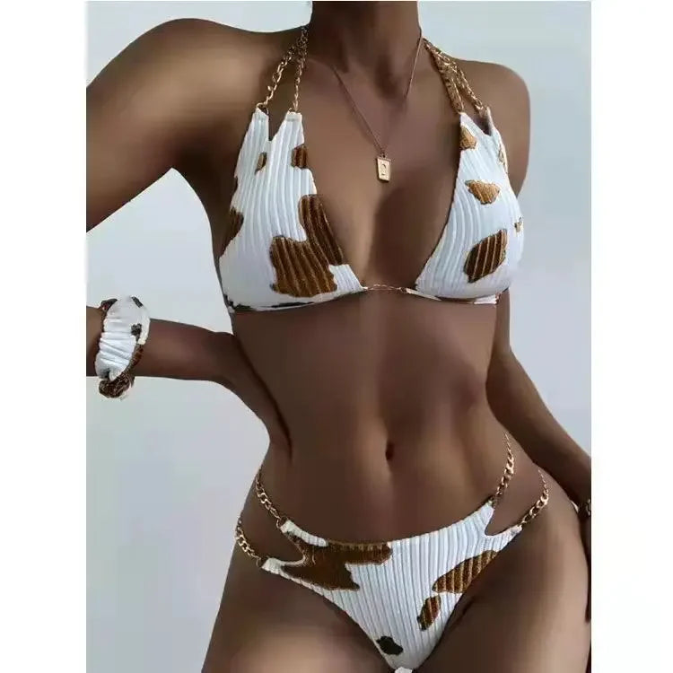 New bikini slim neck sexy bikini swimsuit