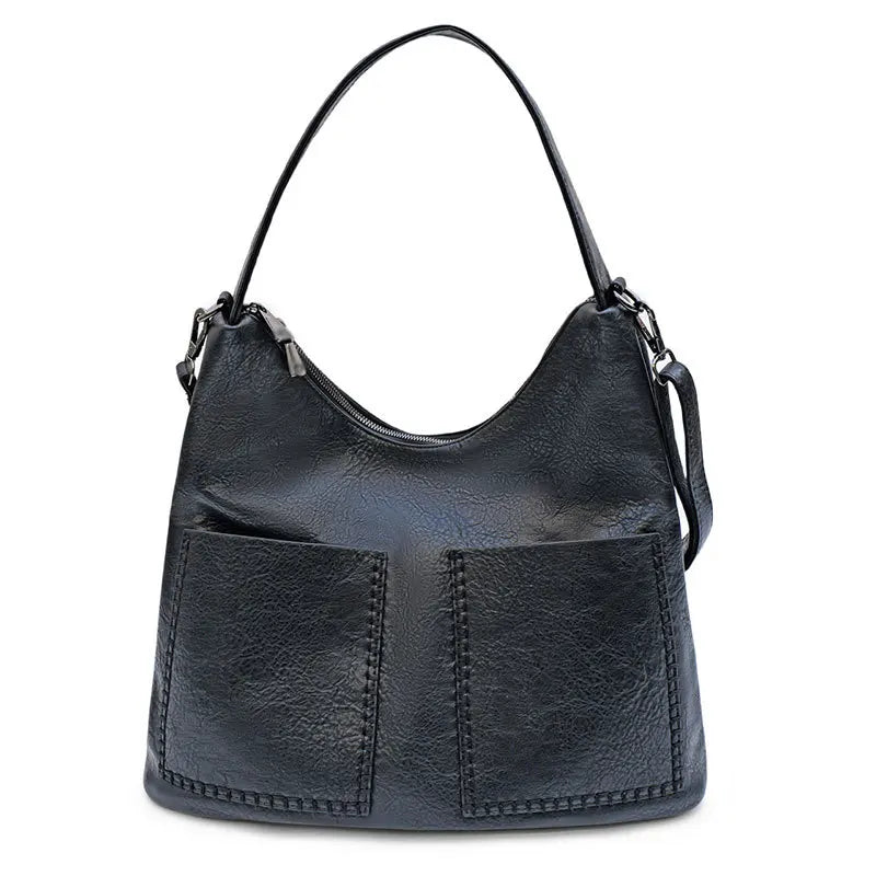 Luxury Designer Women's Leather Crossbody Bag Elegant Shoulder Handbag for Ladies Classic Stylish Tote Messenger Purse