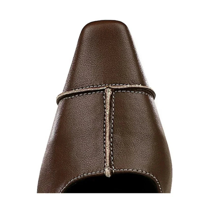 Design Shallow Women Pumps Pointed Toe Sling backs Sandals Elegant Office Work Thin High Heels Shoe Retro Shoes Women