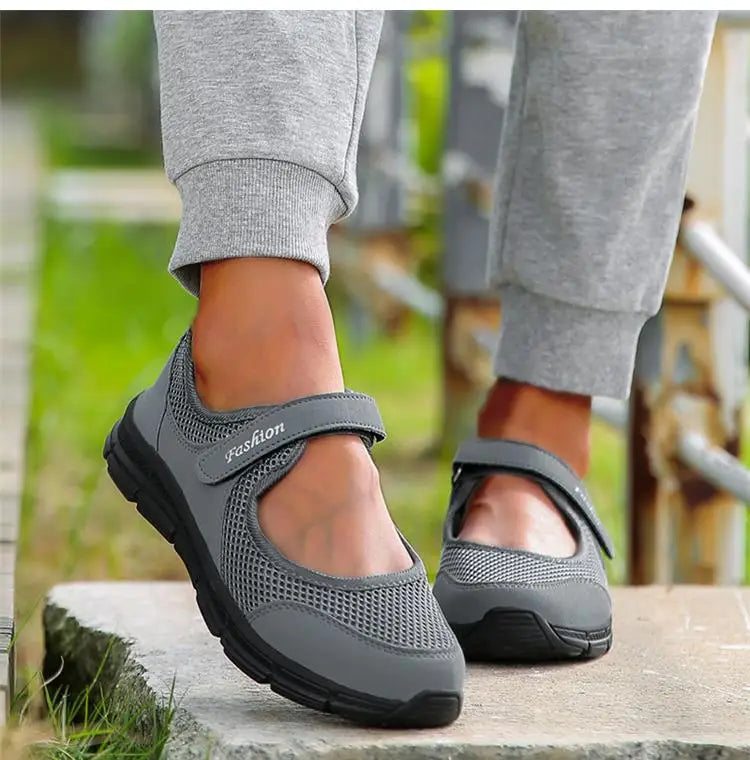 Fashion Women's Sneaker Comfortable Ladies Shoes Mesh Fabric Sneaker Women Platform Tennis Casual Sneaker Woman