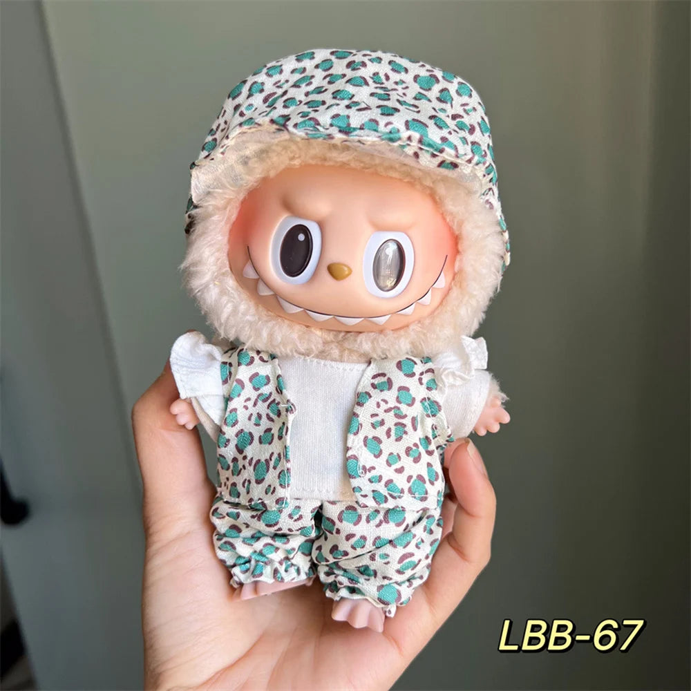 Labubu Plush Doll Clothing Clothing Accessories 15-17cm Doll Clothing Different Styles Clothing