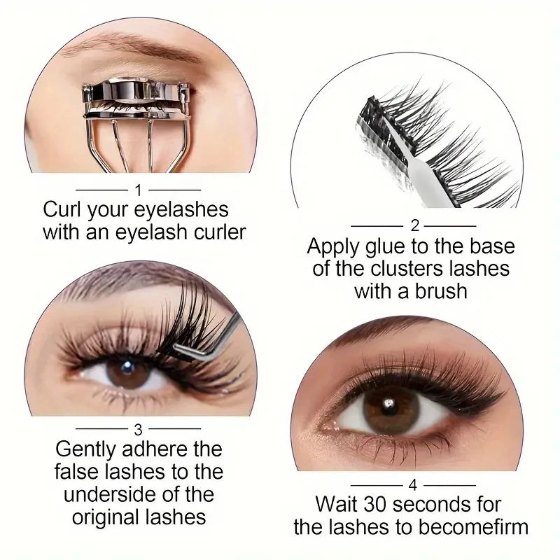 7G Long-Lasting Super Strong Styling Eyelash Glue Waterproof Natural Look Non-Irritating Quick-Drying Applicator for DIY Eyelash Natalia Home Fashion Natalia Home Fashion