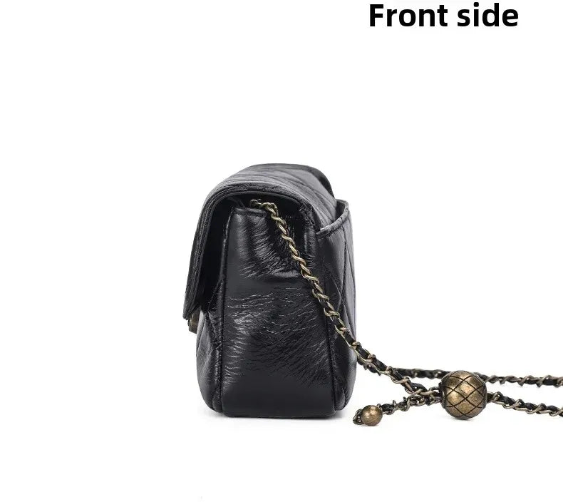 Chic Argyll Women's Crossbody Bag Trendy Autumn/Winter Vintage High-End Feel Versatile Small Square Bag