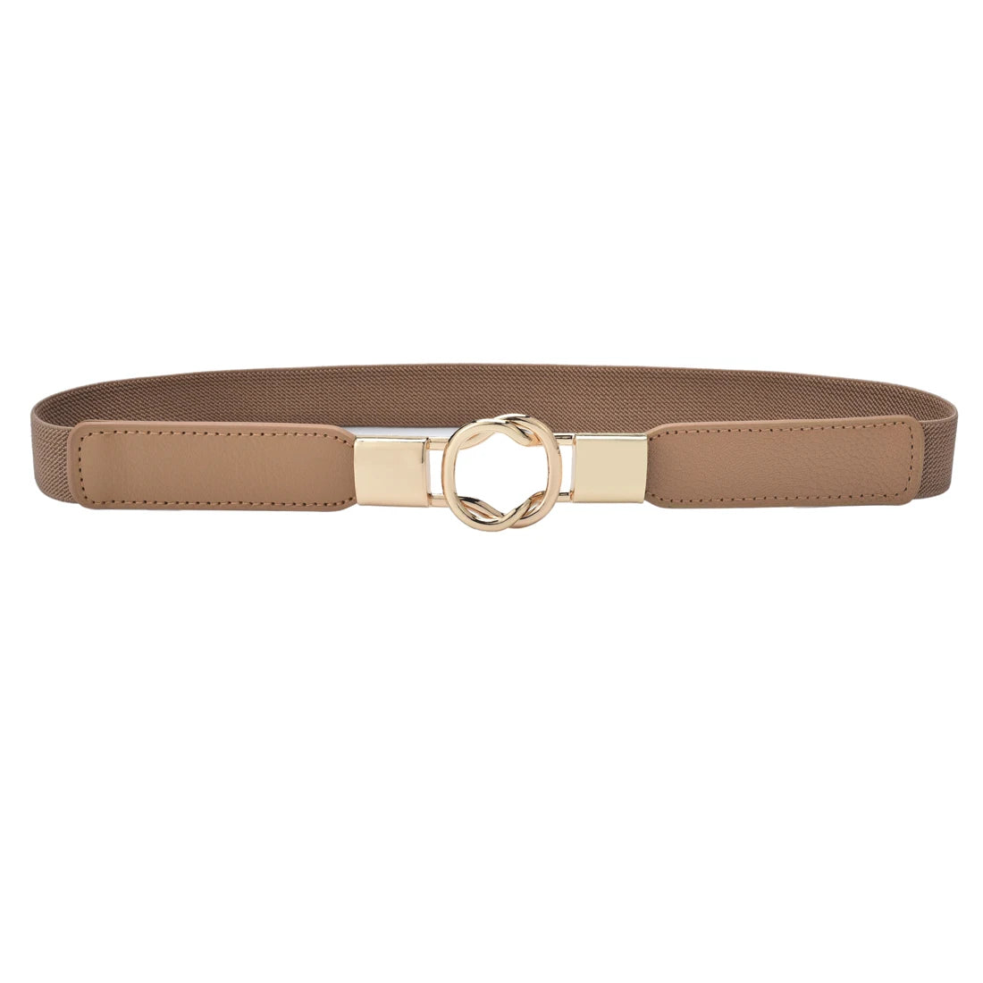Women Skinny Stretchy Waist Belt for Dress Ladies Elastic Thin Belt Plus Size Natalia Home Fashion 85cm-Waist-85-125cm-Wide-3cm-2-Khaki Natalia Home Fashion