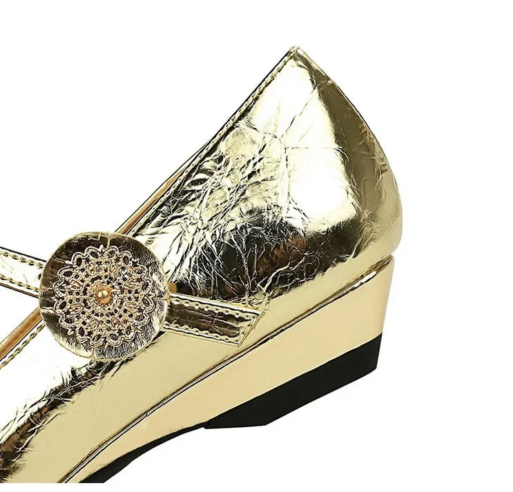 Spring Women's Shoes Classic Style Fashion Pointed Toe Daily Commuter Women's Mary Jane Party Ladies Shoes