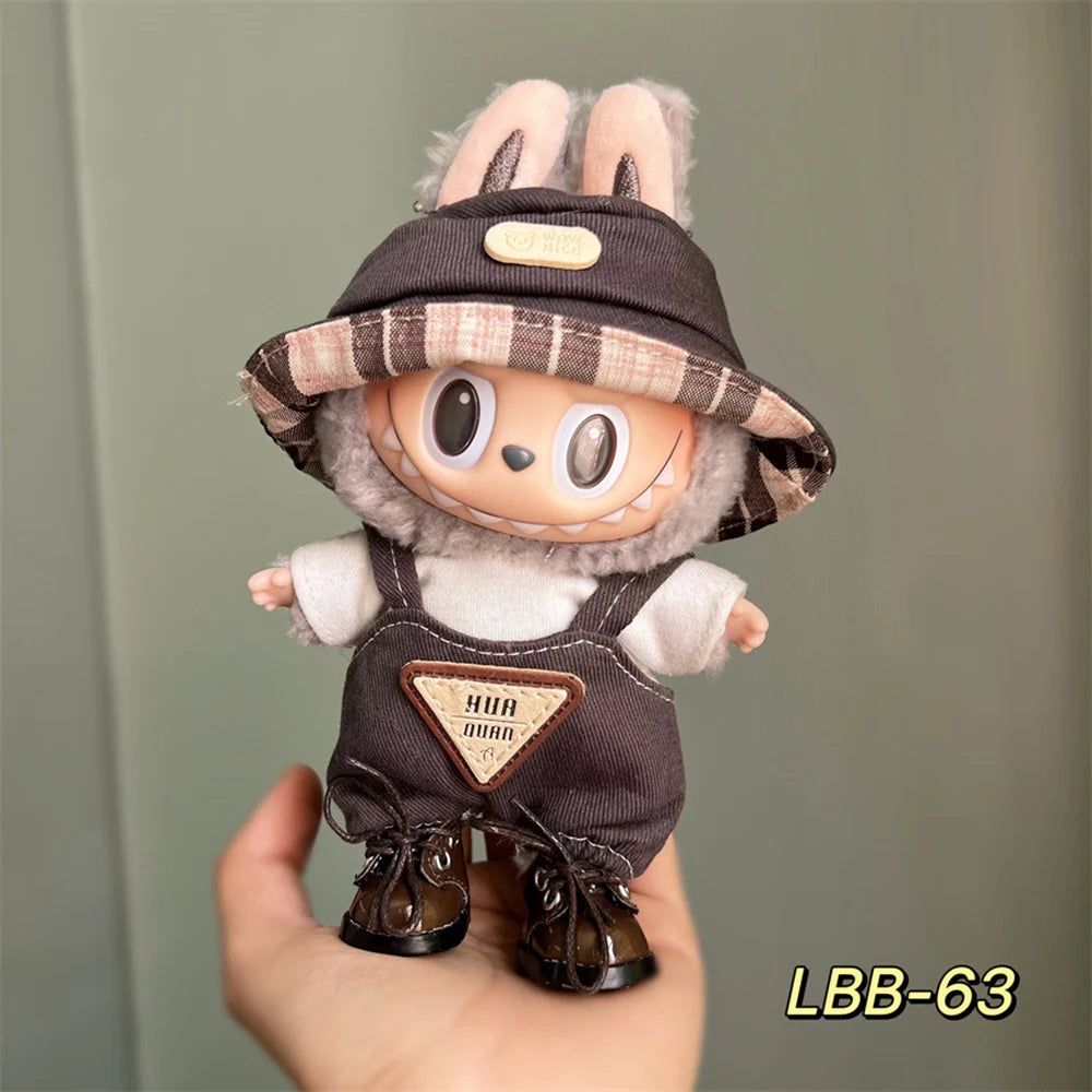 Labubu Plush Doll Clothing Clothing Accessories 15-17cm Doll Clothing Different Styles Clothing