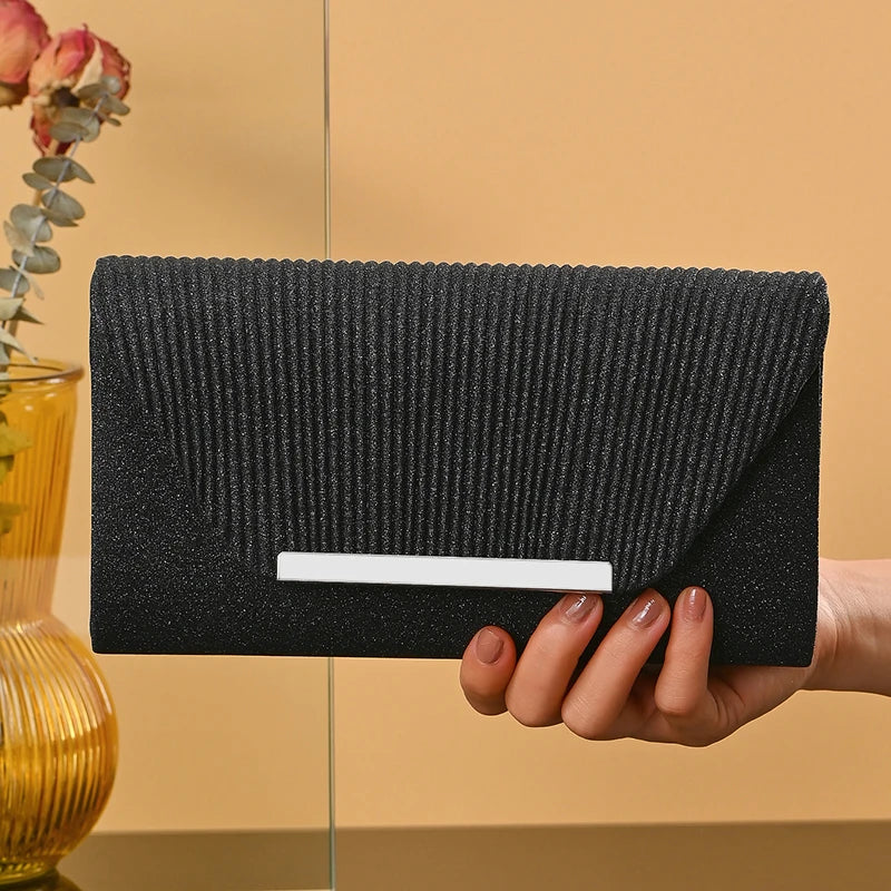 Fashion Elegant Clutch Bag Chain Dinner Bag Bride Bridesmaid Lady Handbag